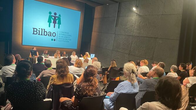Imagen del Congreso Internacional de Mujeres y Gestación por Sustitución que se celebra en Bilbao.
