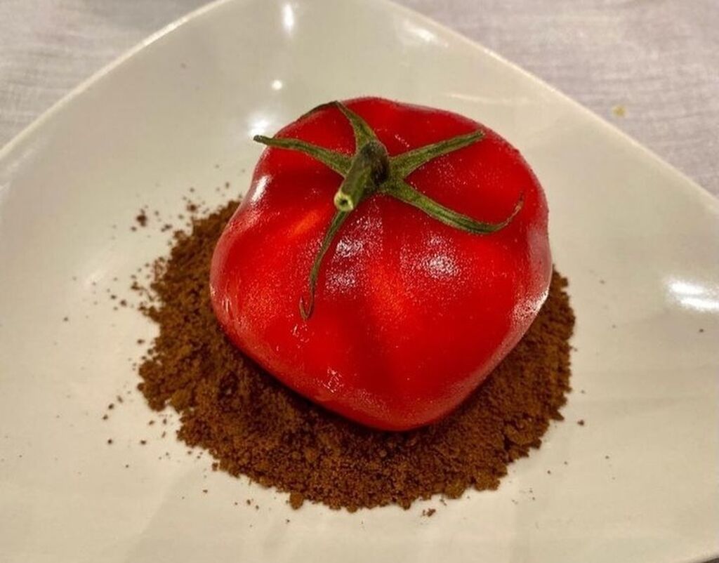 Este trampantojo de tomate pertenece a un aspirante de 'MasterChef Junior' en Barcelona