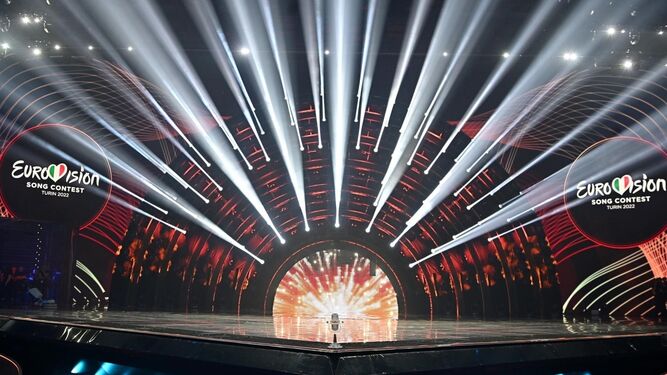 El escenario eurovisivo de Turín 2022 en recreación virtual