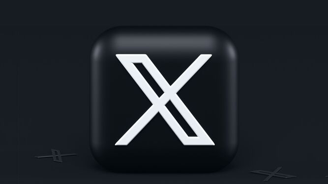 La X que sirve de logo a la nueva Twitter.