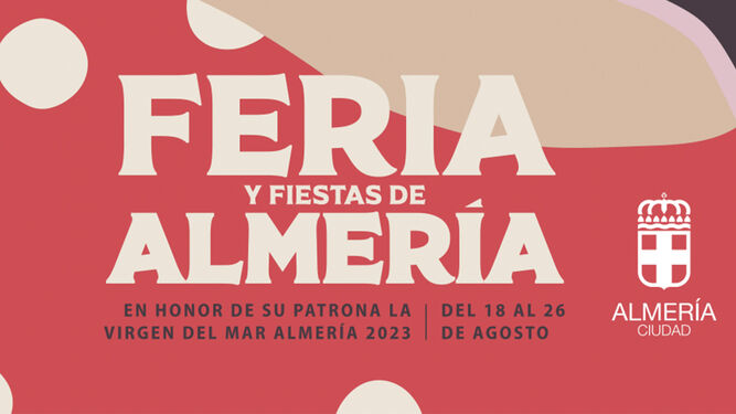 Detalle del cartel de la Feria de Almería 2023.
