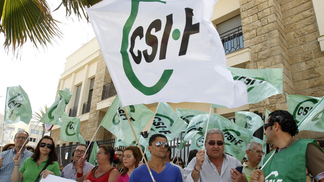 Manifestación del CSIF.