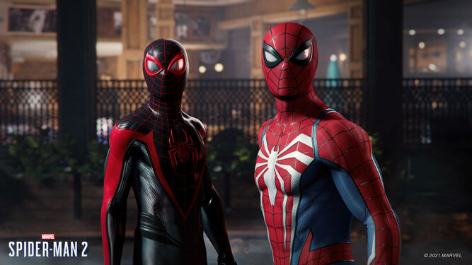Peter Parker y Miles Morales protagonizan esta segunda entrega de Spider-man.
