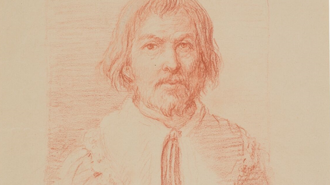 Retrato de Pedro Roldán realizado por Ricardo Villodas propiedad del Museo del Prado.