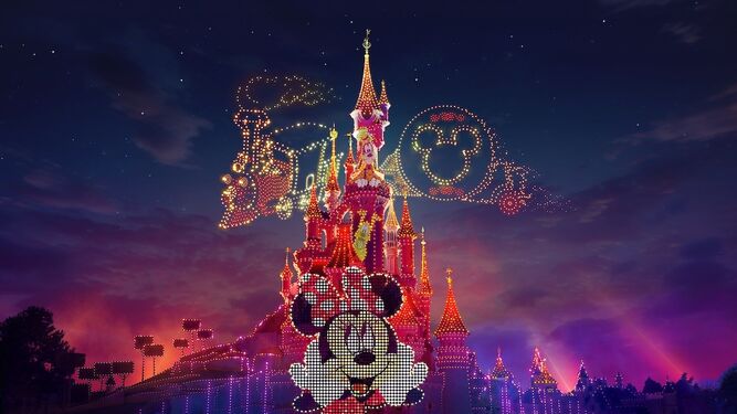 Imagen recreada de Disneyland Paris sobre su próxima cabalgata