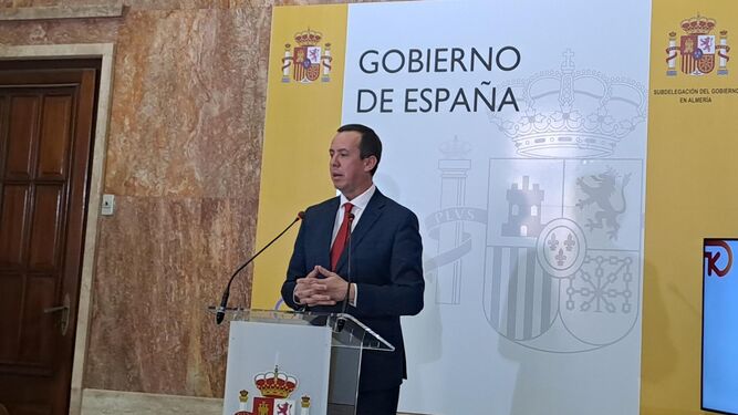 José María Martín, subdelegado del Gobierno en Almería.