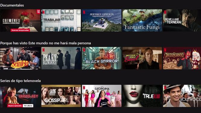 Cambios en Netflix: así funcionará el nuevo método para recomendarnos series y películas
