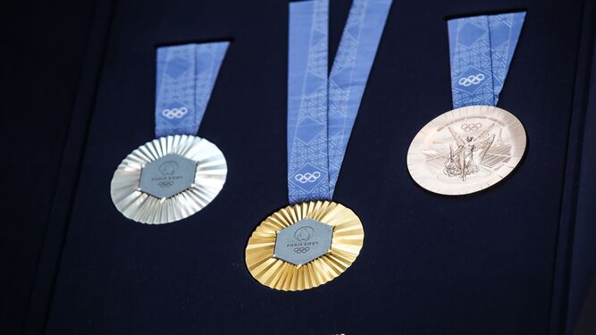 Diseño de las medalla de los Juegos Olímpicos de París 2024