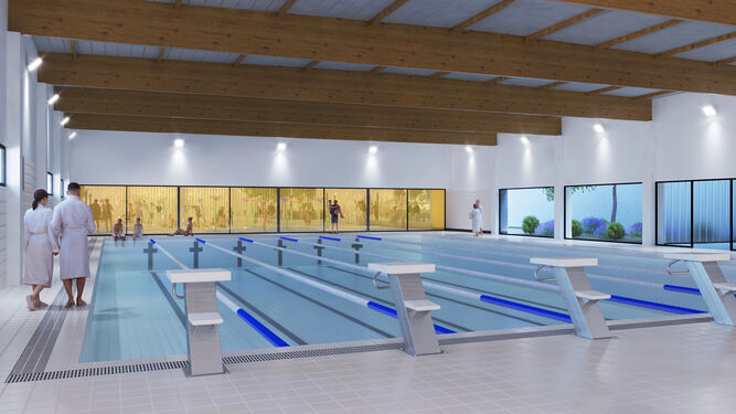 El espacio contará con una piscina de ocho calles y varias salas de fitness.