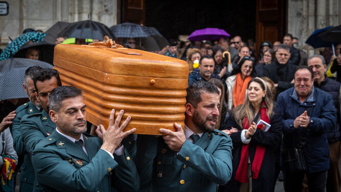 Funeral por el guardia civil isleño Miguel Ángel Gómez.