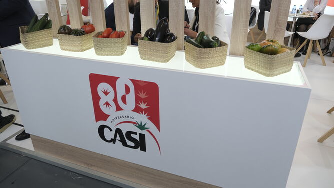 Stand de CASI, principal productora de tomates, en Fruit Attraction.