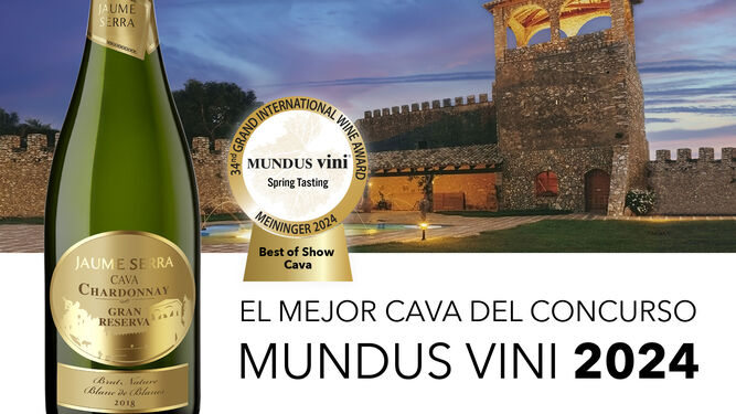 Cava Jaume Serra Gran Reserva elegido el mejor Cava en el prestigioso concurso Mundus Vini