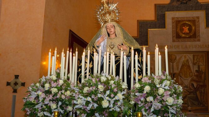 La Mojonera muestra mucha devoción por su Virgen.
