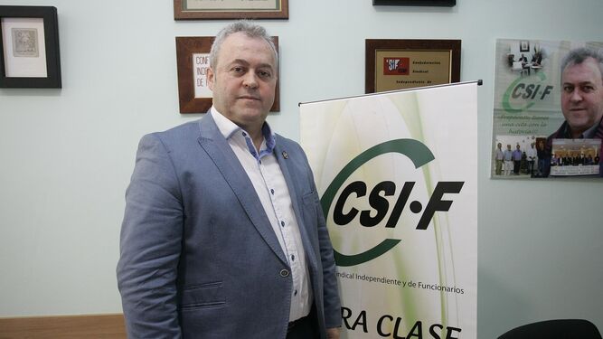 Juan Fernández, presidente de CSIF Almería.