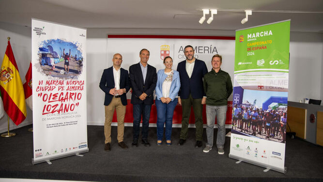 Presentación de la Copa de Andalucía de Marcha Nórdica y del Campeonato España de Selecciones Autonómicas.
