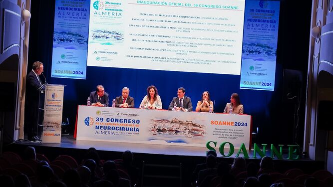 Inauguración del Congreso de la Sociedad Andaluza de Neurocirugía que se celebra en Almería