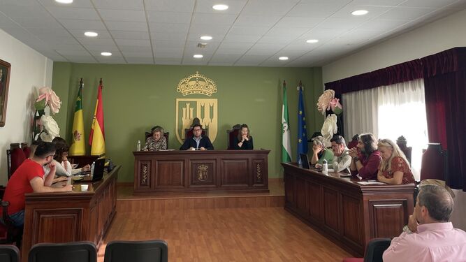 Sesión del Pleno celebrado en el Ayuntamiento de Tabernas.